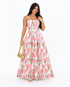 Vestido Amélia - Areia Crôa