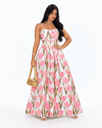 Vestido Amélia - Areia Crôa