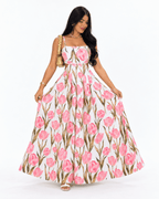Vestido Amélia - Areia Crôa