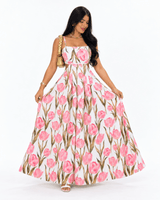 Vestido Amélia - Areia Crôa