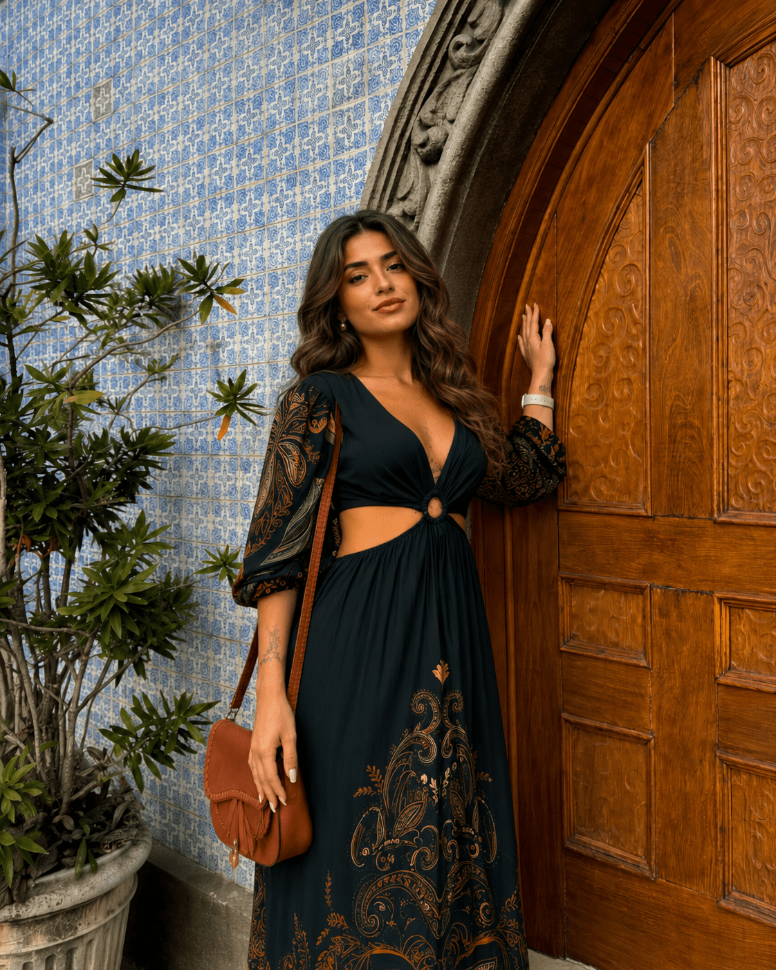 Vestido Bahia - Areia Crôa