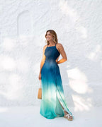 Vestido Degradê Oceano - Areia Crôa