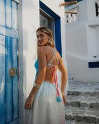 Vestido Degradê Romance - Areia Crôa