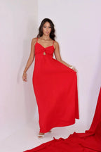 Vestido Encanto - Areia Crôa