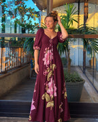 Vestido Florá Ayla - Areia Crôa