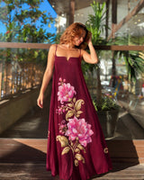 Vestido Florá Lis - Areia Crôa