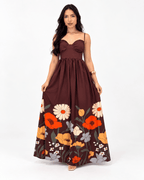 Vestido Florença - Areia Crôa