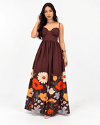 Vestido Florença - Areia Crôa