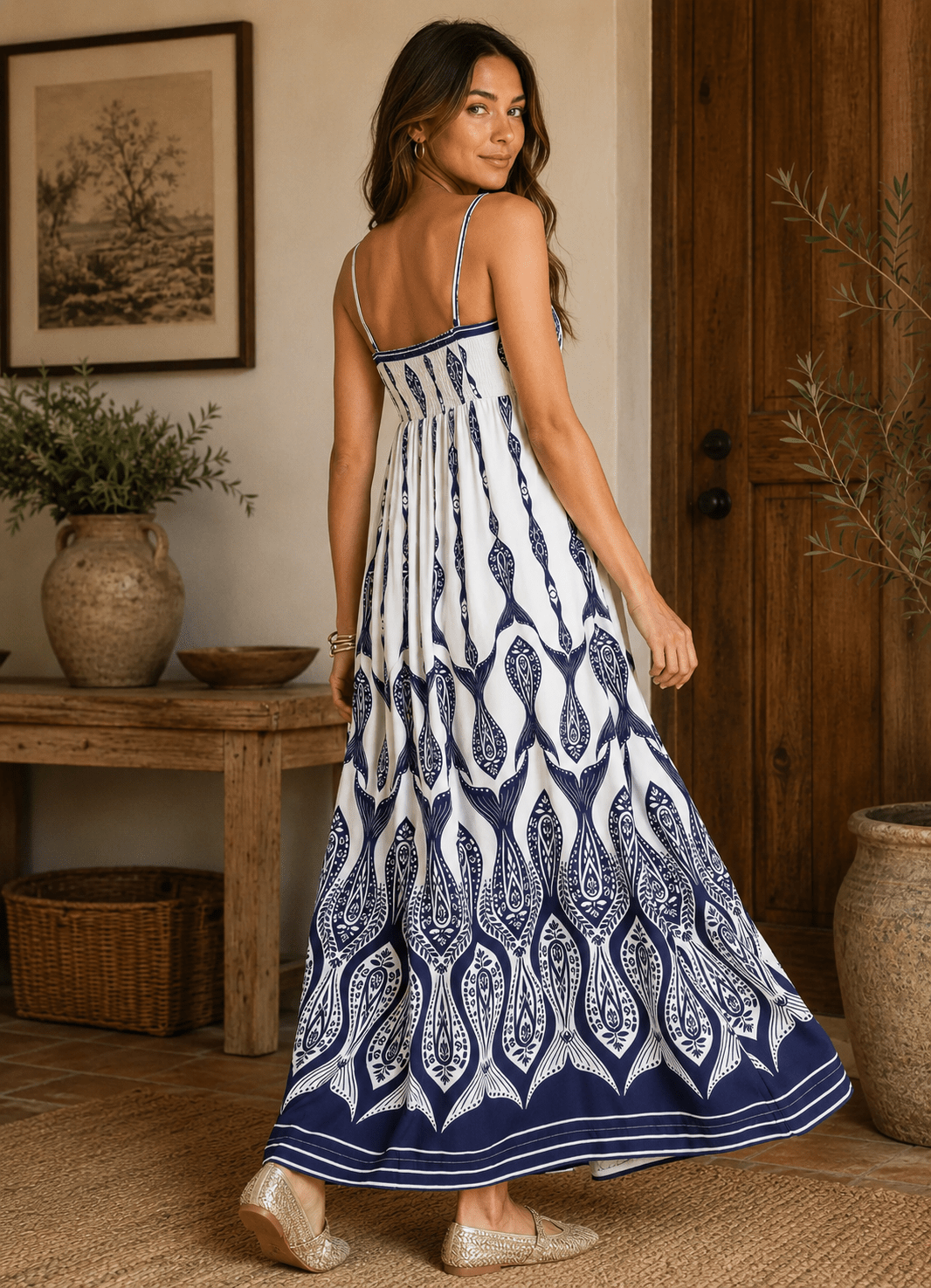 Vestido Mares - Areia Crôa