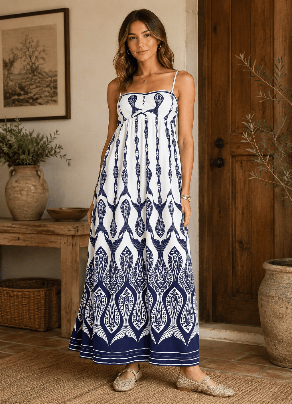 Vestido Mares - Areia Crôa