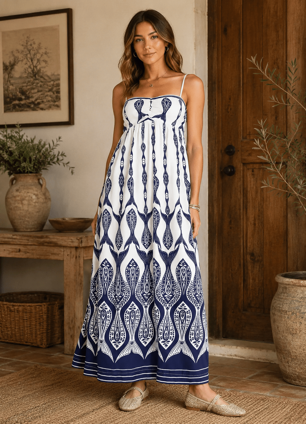 Vestido Mares - Areia Crôa