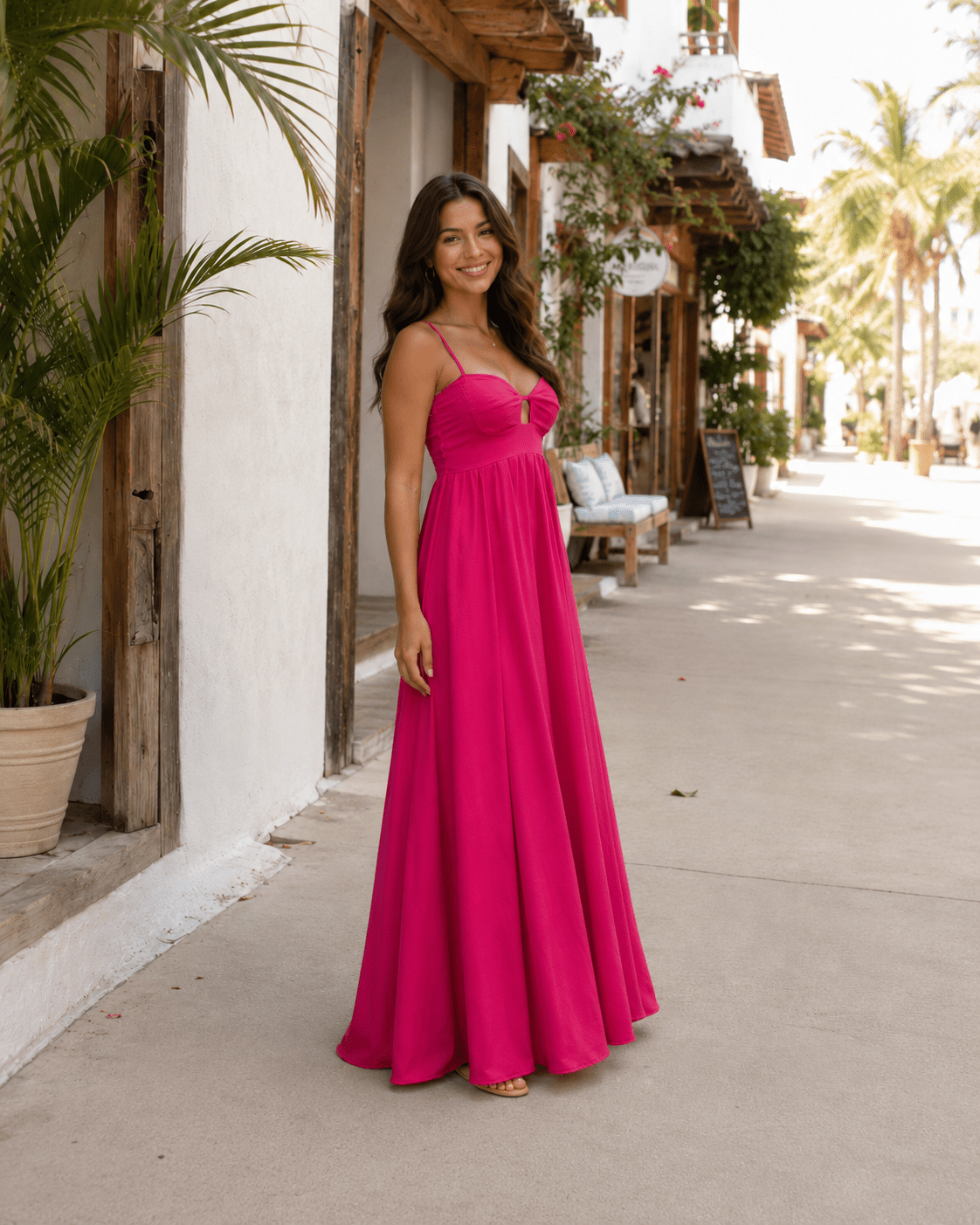 Vestido Olinda - Areia Crôa
