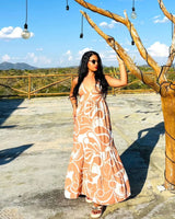Vestido Serena - Areia Crôa