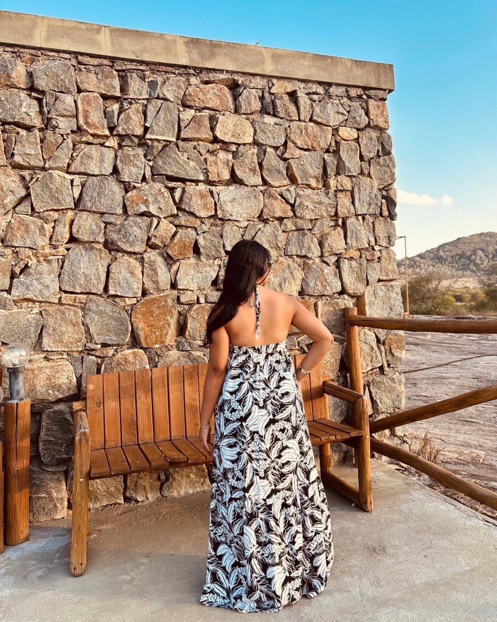 Vestido Tâmara - Areia Crôa